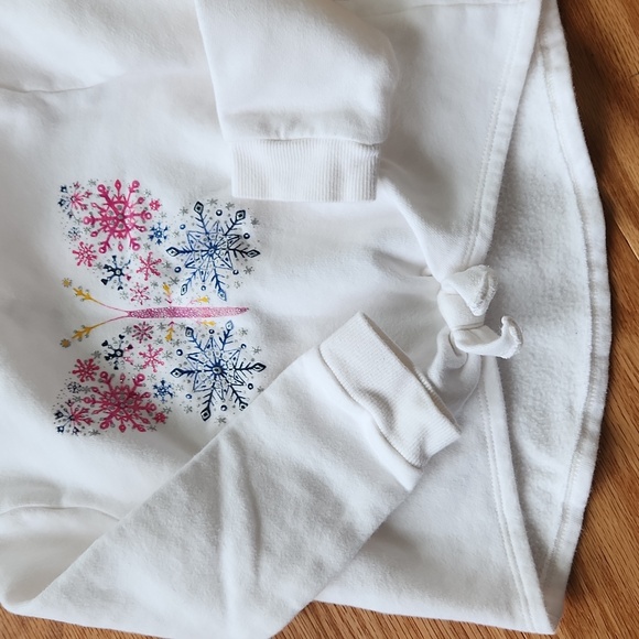 Carters Toddler White Lightweight Fleece Shirt Long Sleeve 2T - Picture 11 of 16